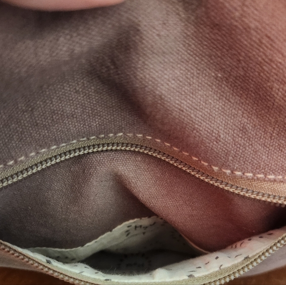 Myra Messenger Crossbody Shoulder Bag With Calf Hair And Leather Emblishment EUC - Picture 8 of 10